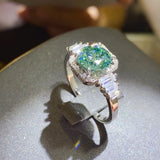 3 Carat Moissanite 925 Sterling Silver Ring - felvior