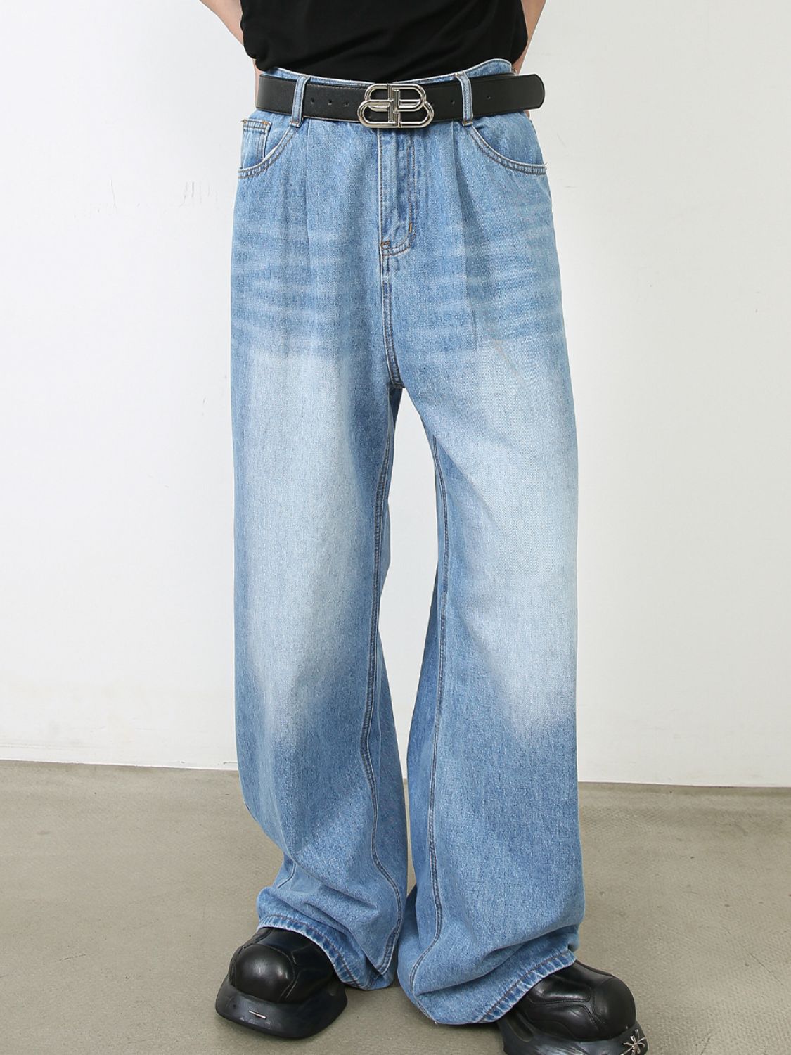 Men's Wide Leg Jeans Zweitbild