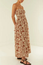 Printed Square Neck Cami Dress