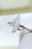 2 Carat Moissanite 925 Sterling Silver Ring - felvior
