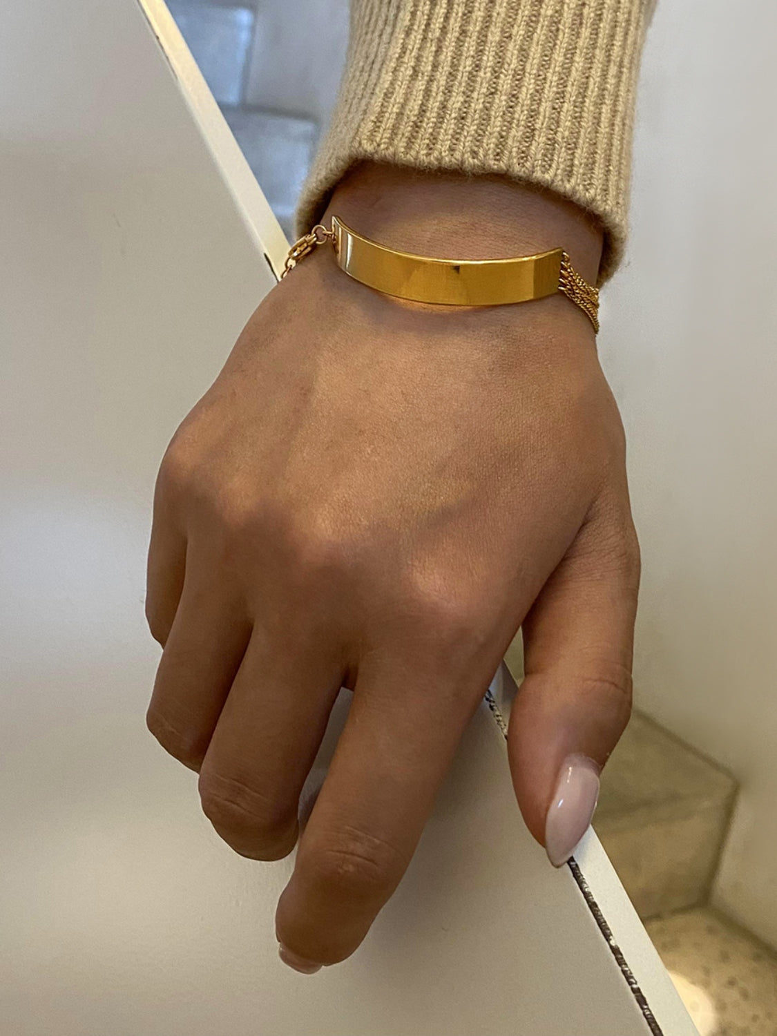 18K Gold-Plated Stainless Steel Bracelet - felvior