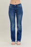 Judy Blue Full Size Mid-rise Non-distressed Hem Bootcut Jeans Plus Size
