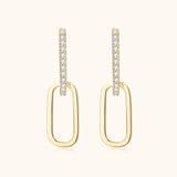 925 Sterling Silver Moissanite Earrings - felvior