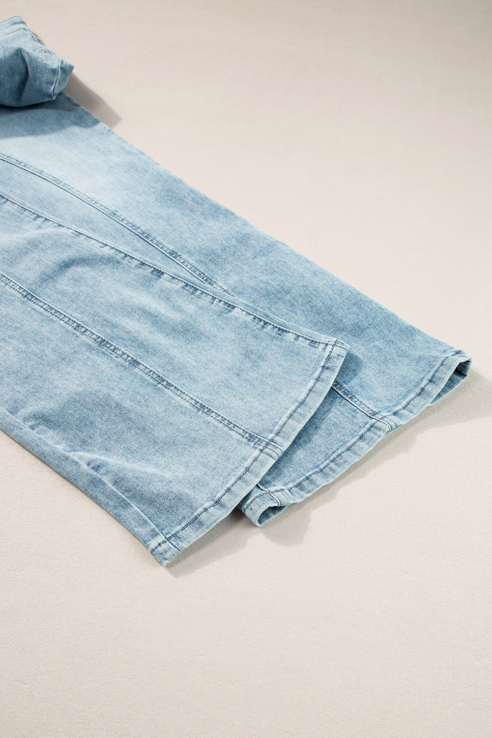 Wide Leg Jeans with Pockets - felvior