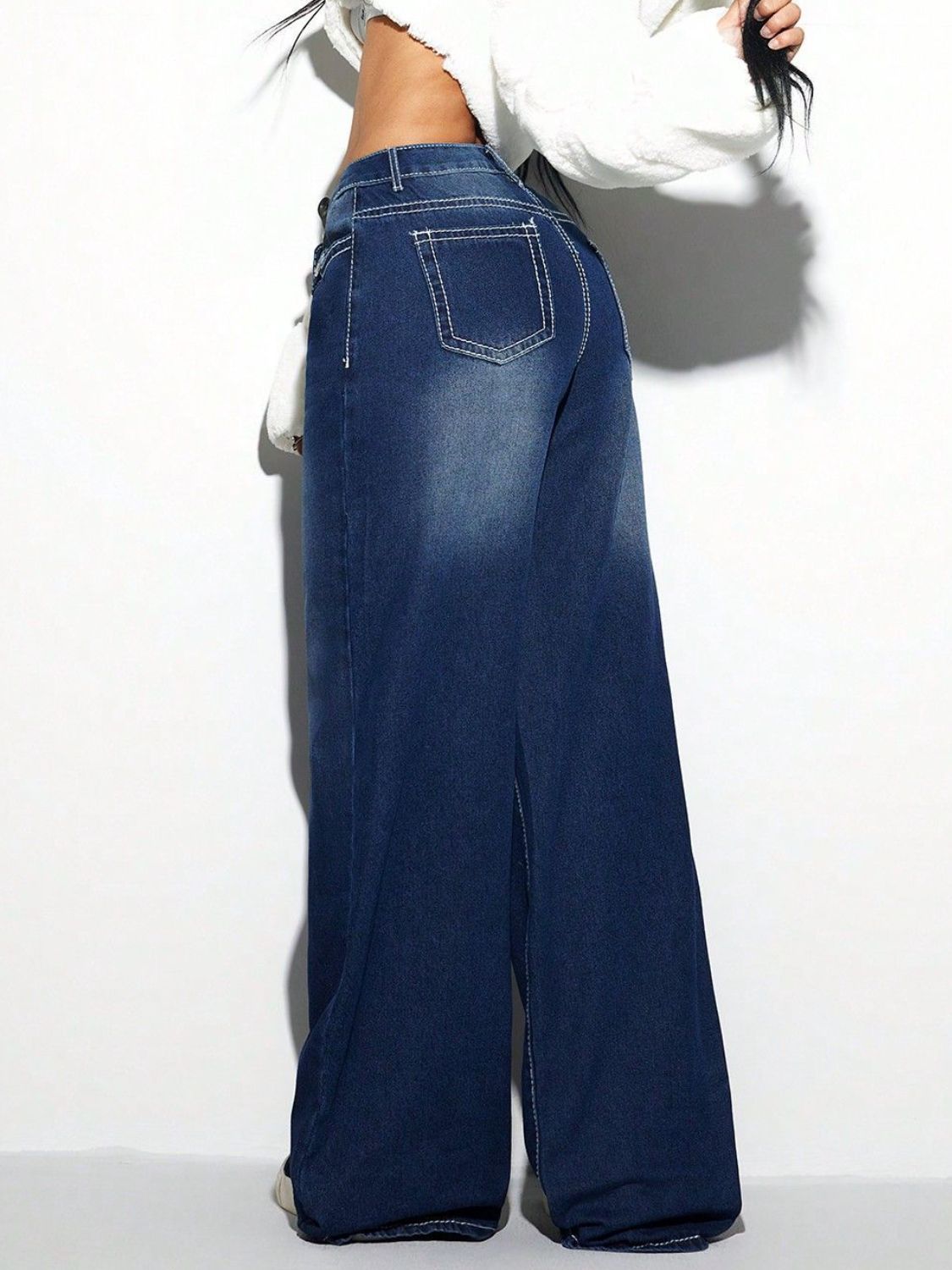 Cross Wide Leg Jeans
