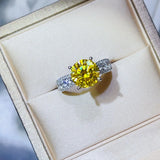 3 Carat Moissanite 925 Sterling Silver Ring - felvior