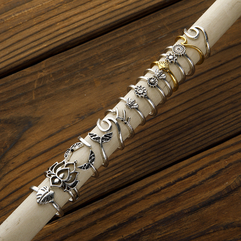 Alloy Multi Shapes 15-Piece Ring Set Hauptbild