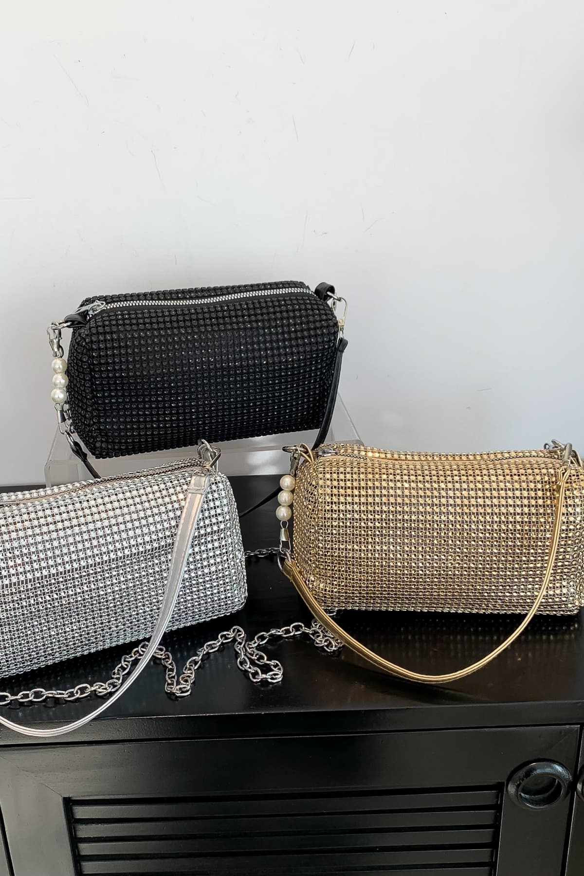 Openwork Crossbody Bag with Removable Strap Main image