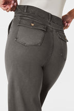 High Waist Jeans with Pockets