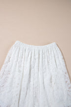 Lace High-Low Skirt