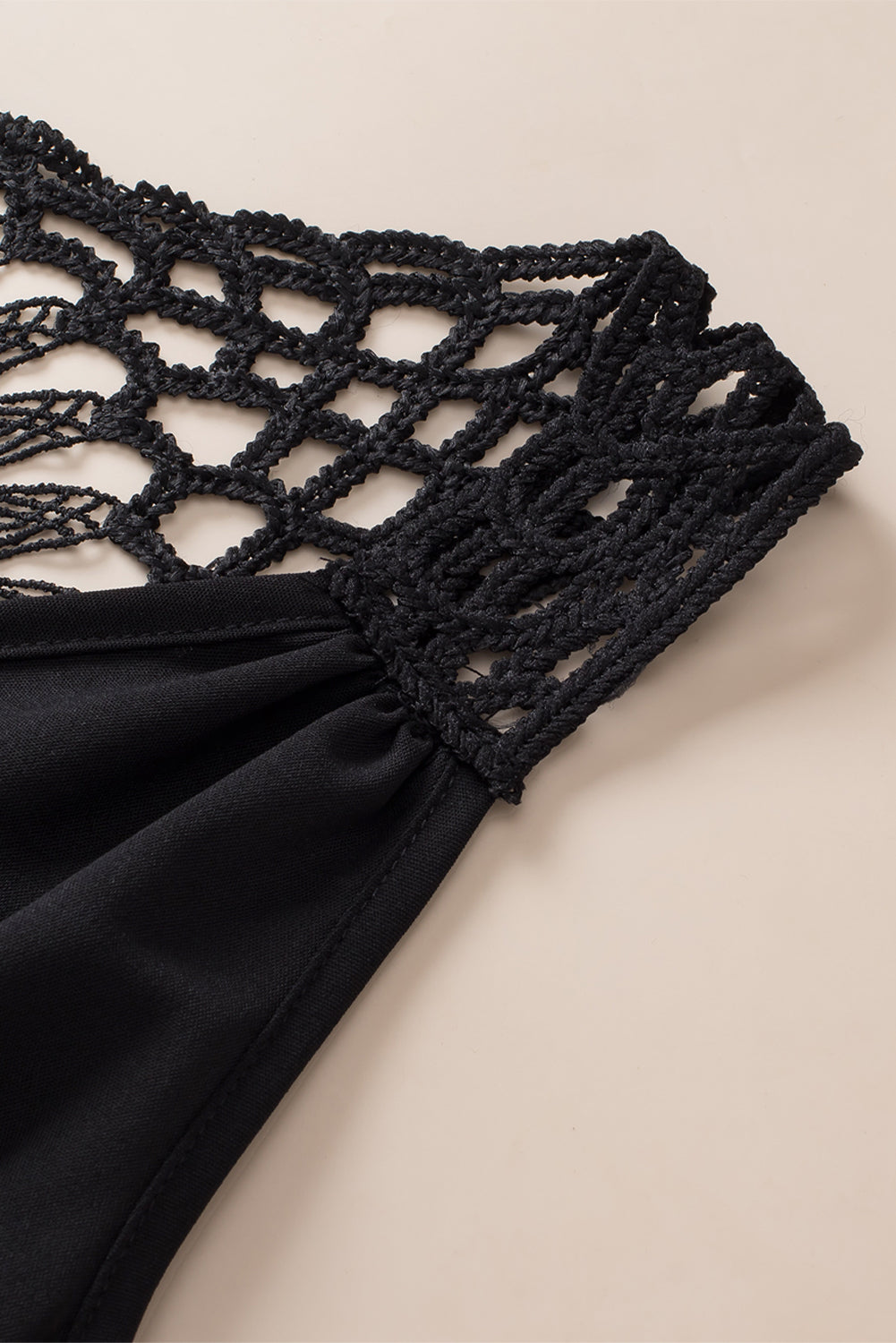 Openwork V-Neck Tank - felvior