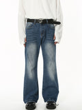 Men's Mid Rise Jeans with Pockets - felvior