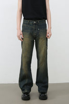 Men's Mid Rise Bootcut Jeans