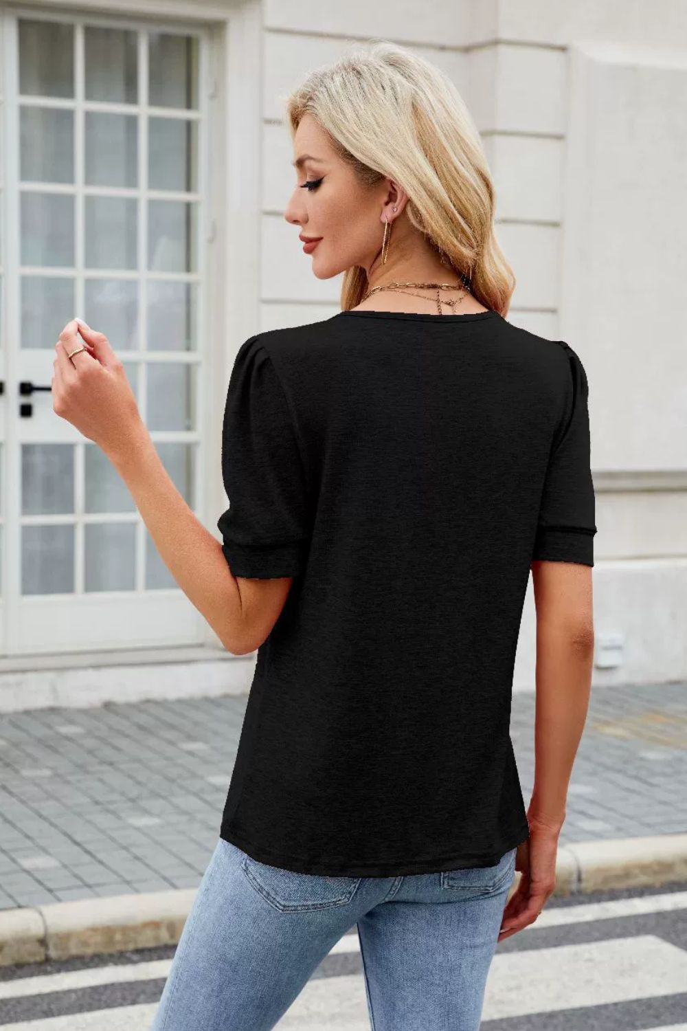 Round Neck Short Sleeve T-Shirt