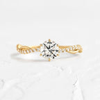 925 Sterling Silver Inlaid Zircon Ring