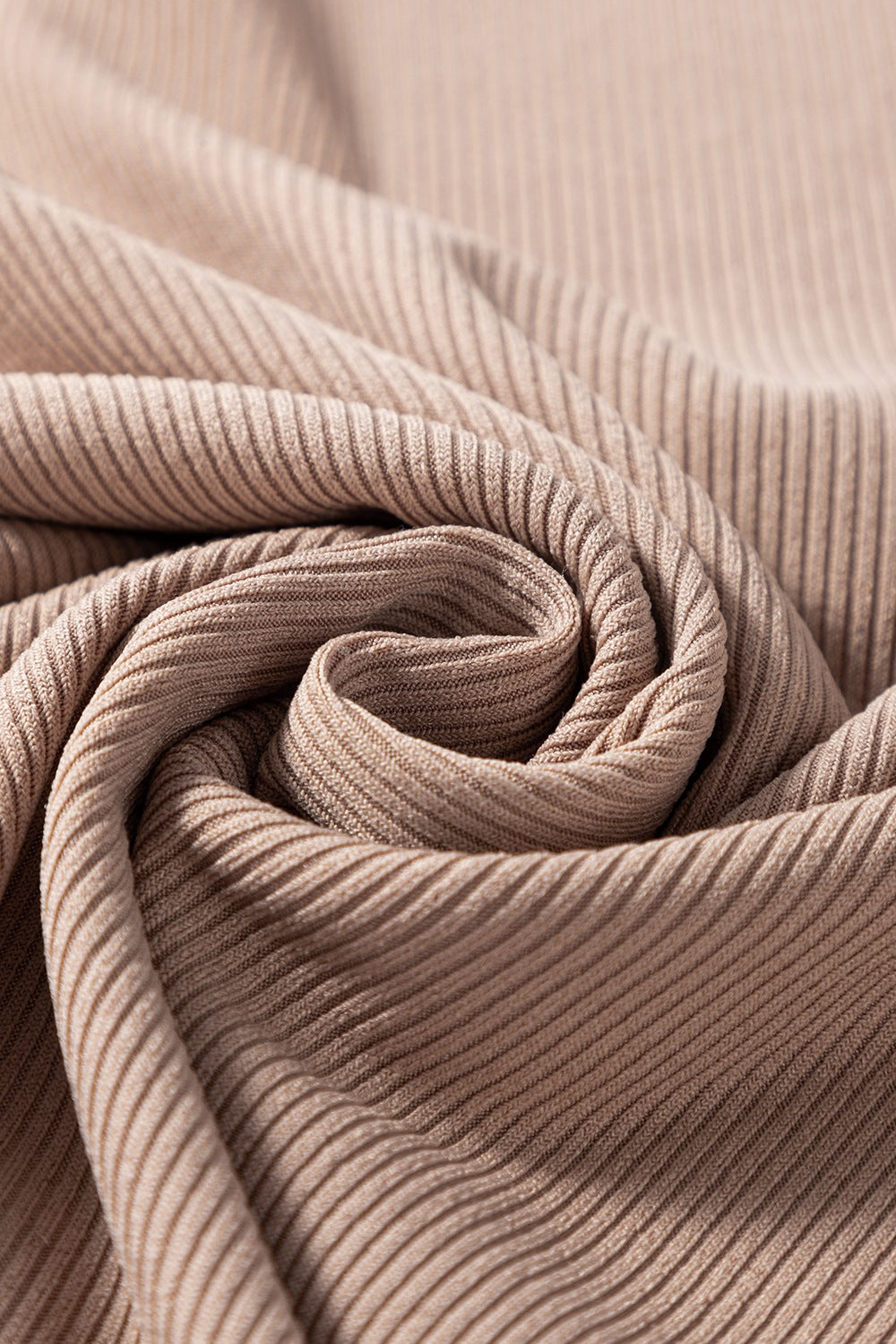 Ribbed Knit Ruffled Cap Sleeve Slim Fit Top