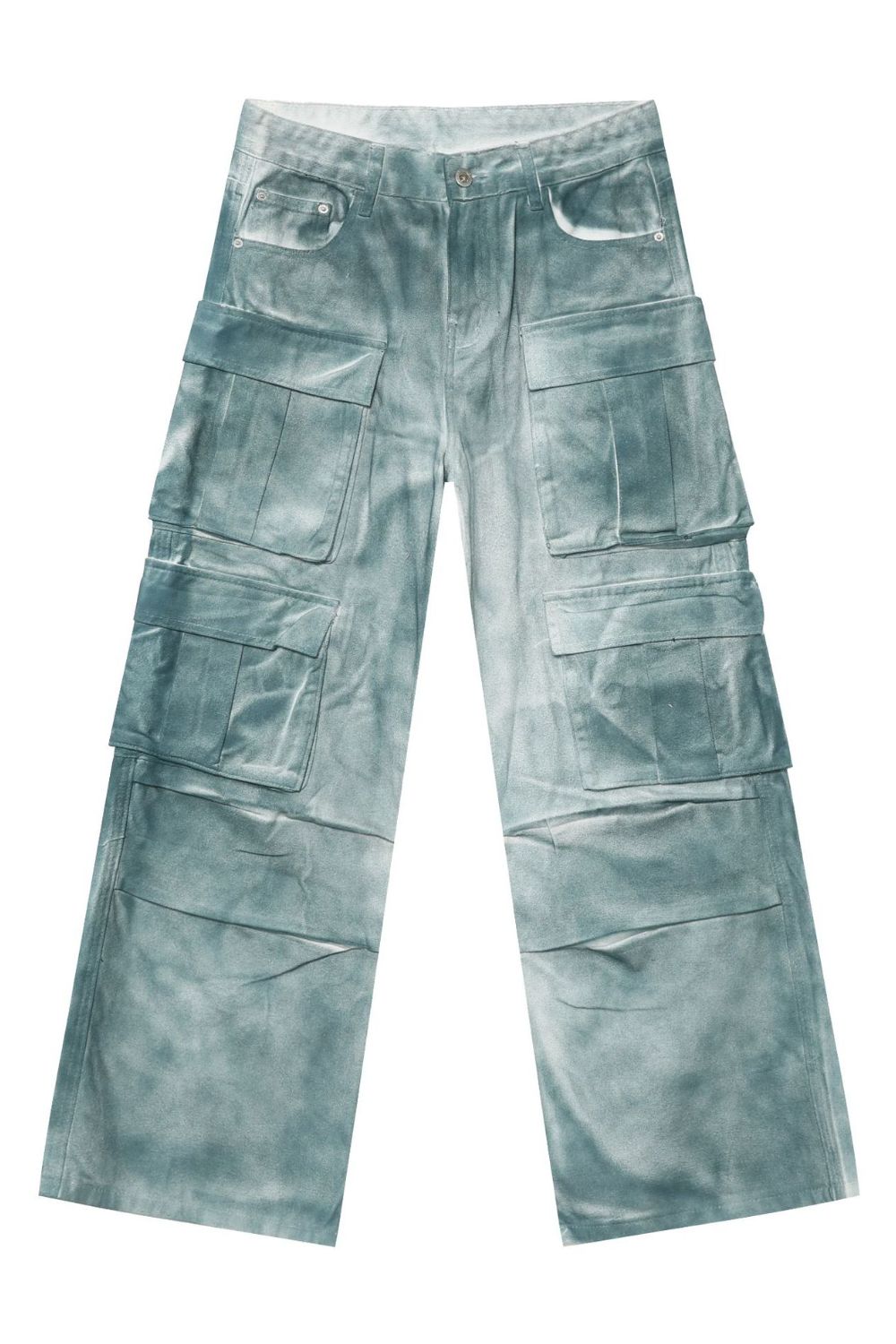 Men's Tie-Dye Cargo Jeans
