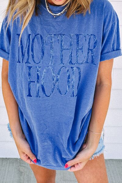MOTHERHOOD Letter Graphic T-Shirt - felvior