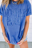 MOTHERHOOD Letter Graphic T-Shirt - felvior