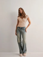 Surplice Short Sleeve T-Shirt