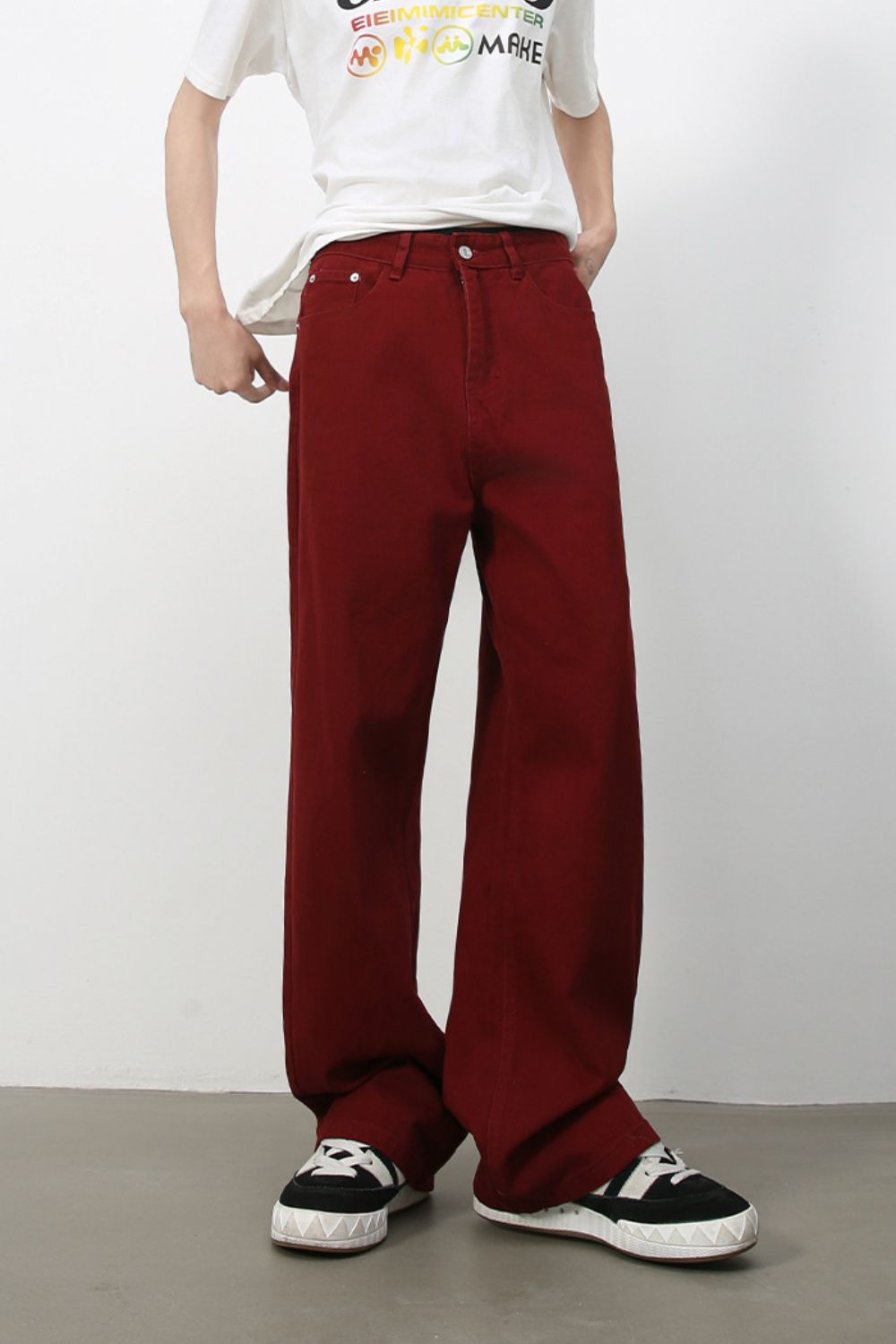 Men's Mid Rise Baggy Jeans