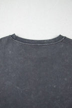 Kindness Butterflies Graphic Mineral Wash Loose Tee