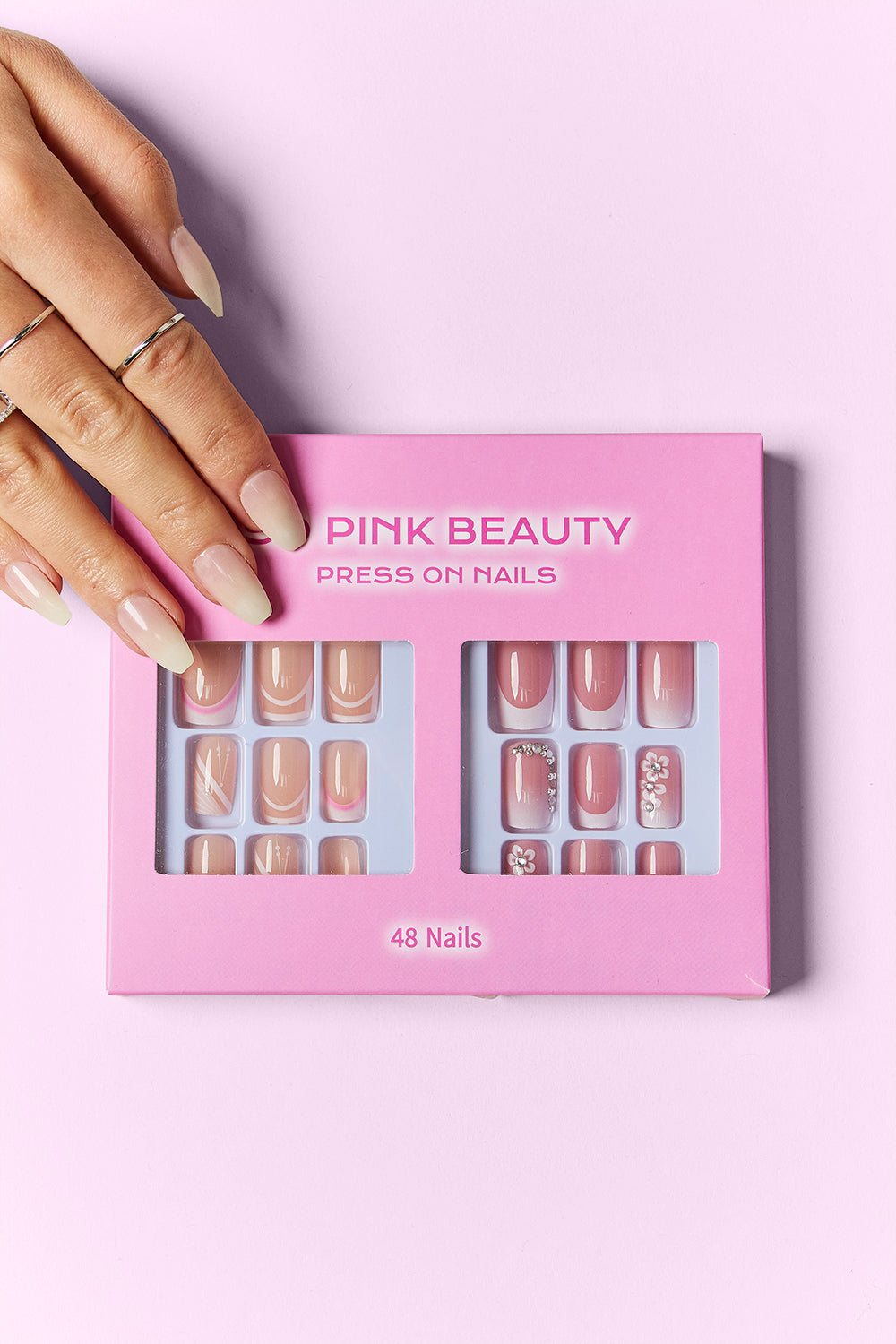 SO PINK BEAUTY Press On Nails 2 Packs - felvior