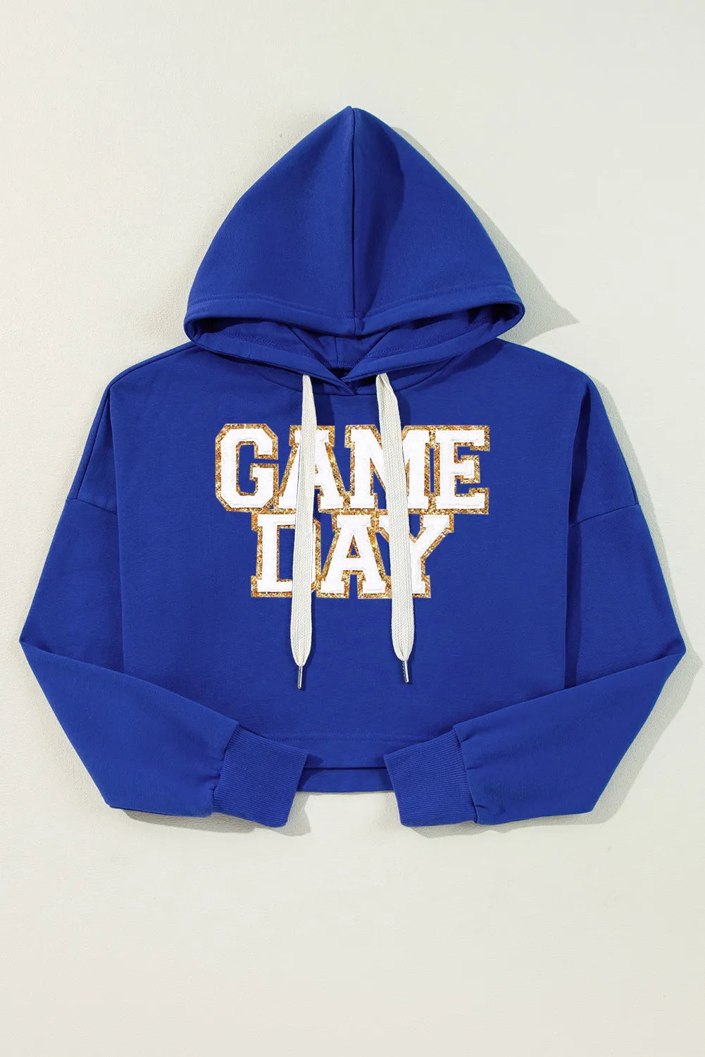 GAME DAY Drawstring Long Sleeve Hoodie - felvior