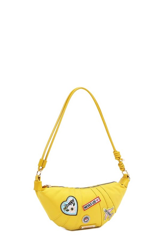 Nicole Lee USA Color Patch Croissant Bag - felvior