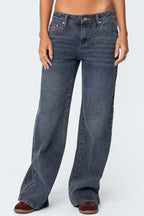 Wide Leg Jeans with Pockets