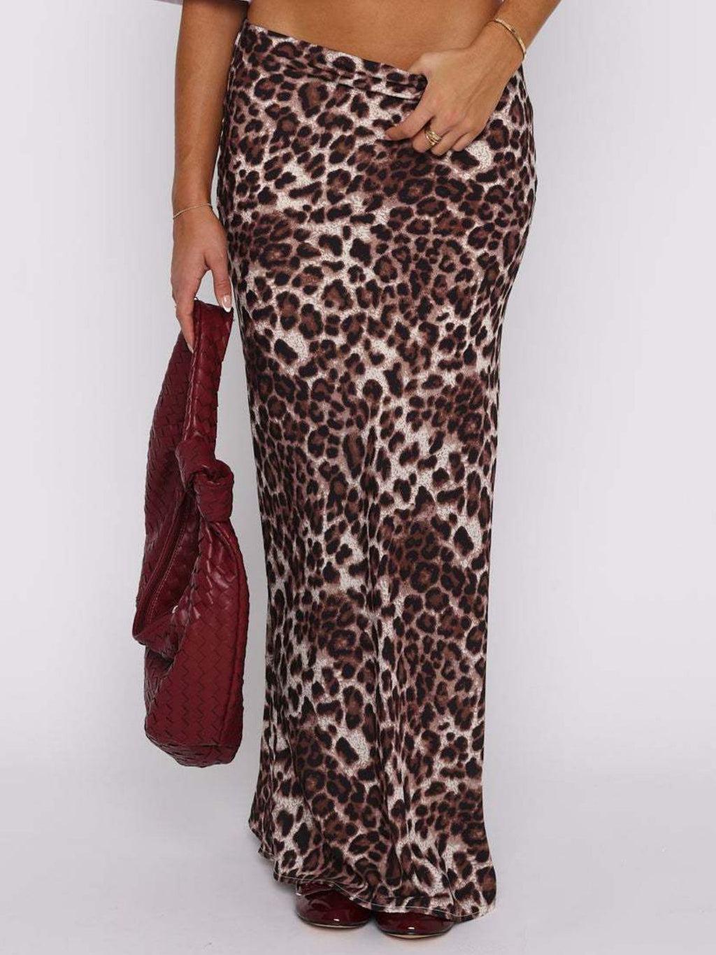Leopard Maxi Skirt