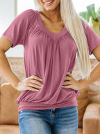 V-Neck Short Sleeve T-Shirt
