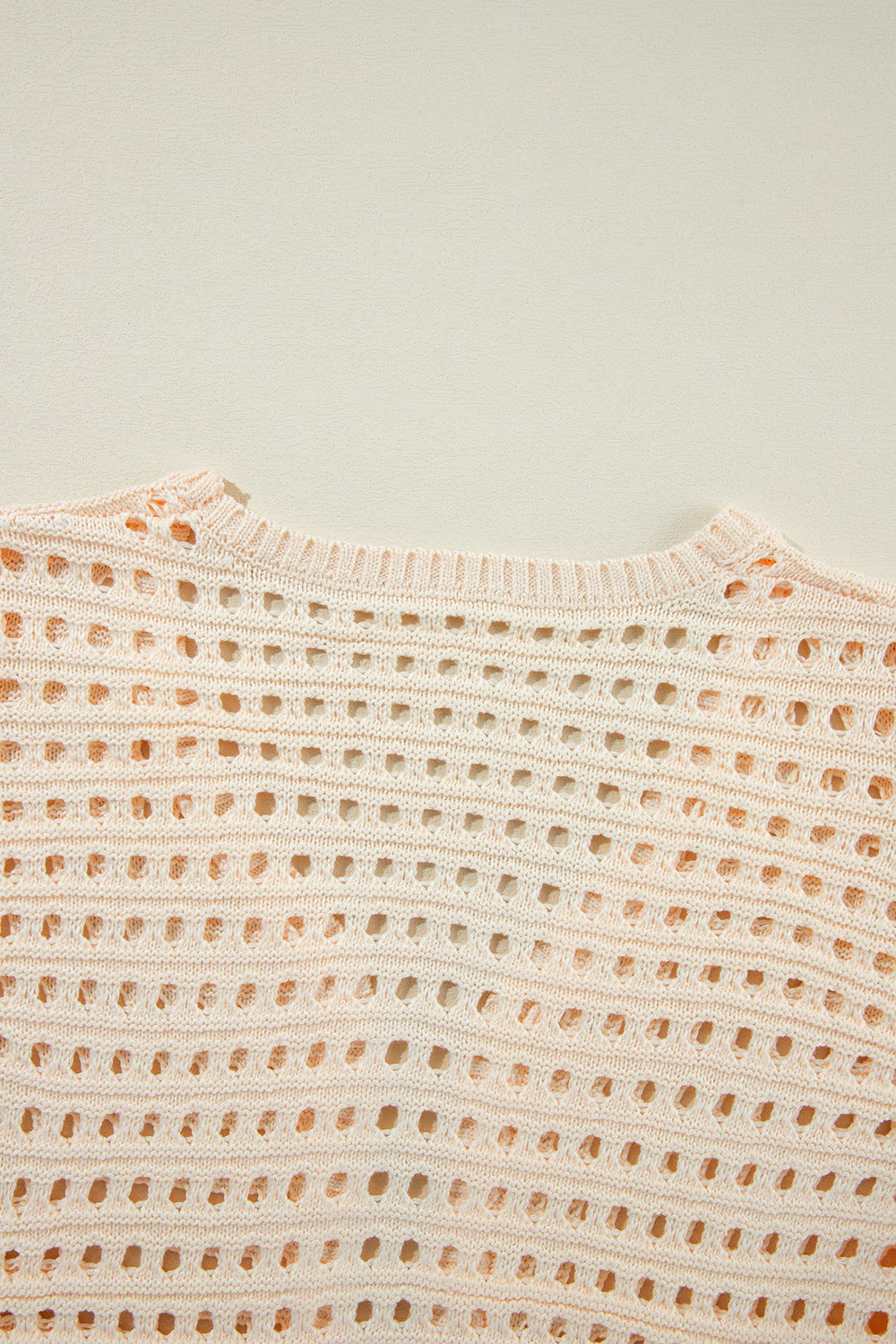 Openwork Open Front Cardigan - felvior