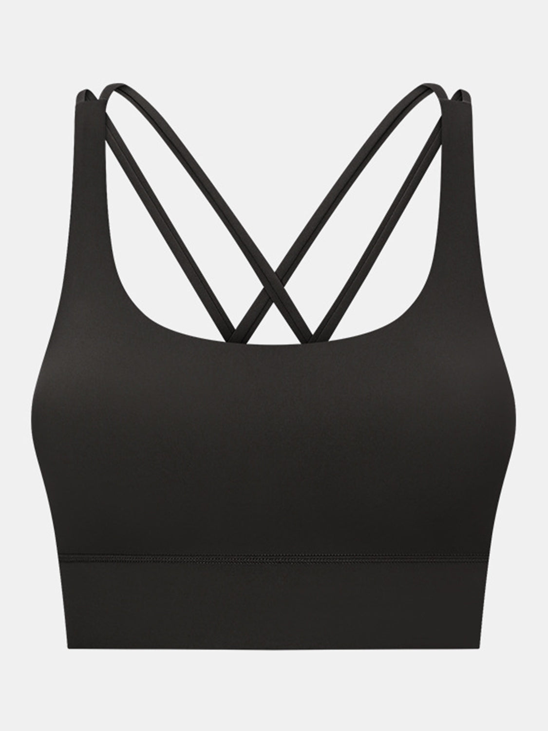 Millennia Crisscross Scoop Neck Active Tank - felvior