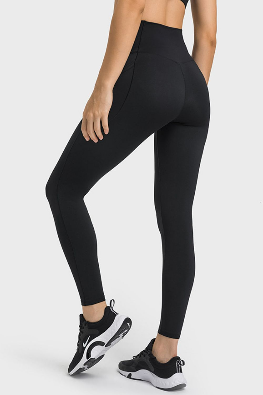 Millennia V-Waist Yoga Leggings with Pockets - felvior