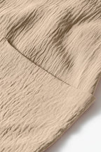 Spaghetti Strap Waist Tie Wide Leg Jumpsuit with Pockets