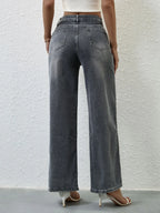 High Rise Wide Leg Jeans