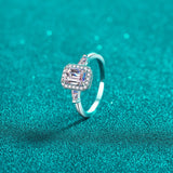 1 Carat Moissanite 925 Sterling Silver Ring - felvior