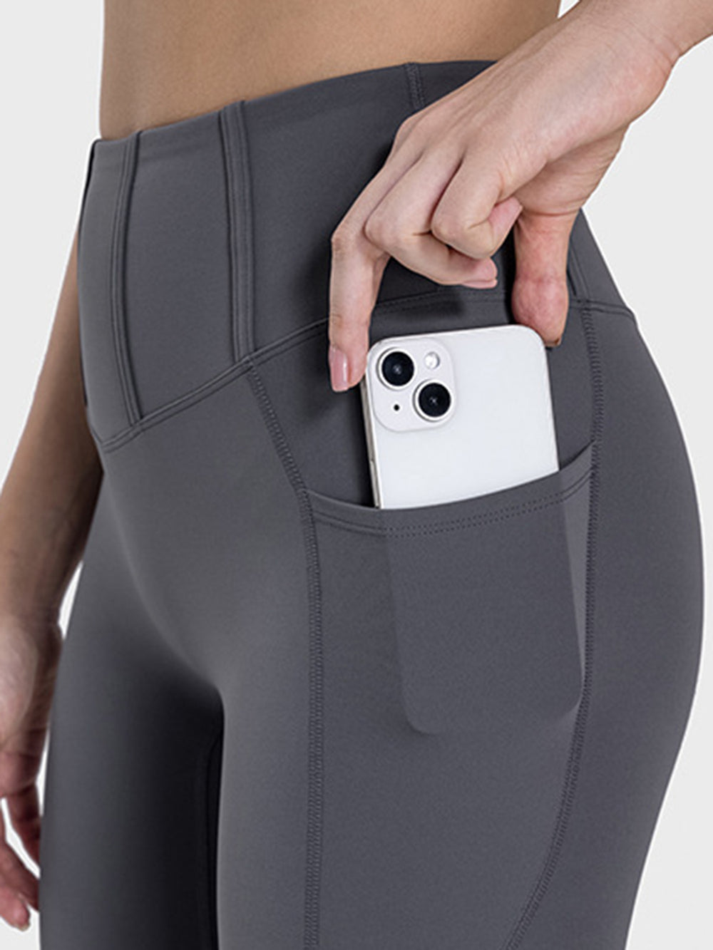 Millennia Pocketed High Waist Active Leggings - felvior