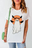 Full Size Ghost Round Neck Short Sleeve T-Shirt - felvior