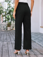 High Waist Wide Leg Pants