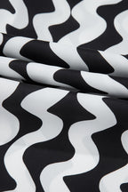 Button Down Contrast Striped Cover-Up