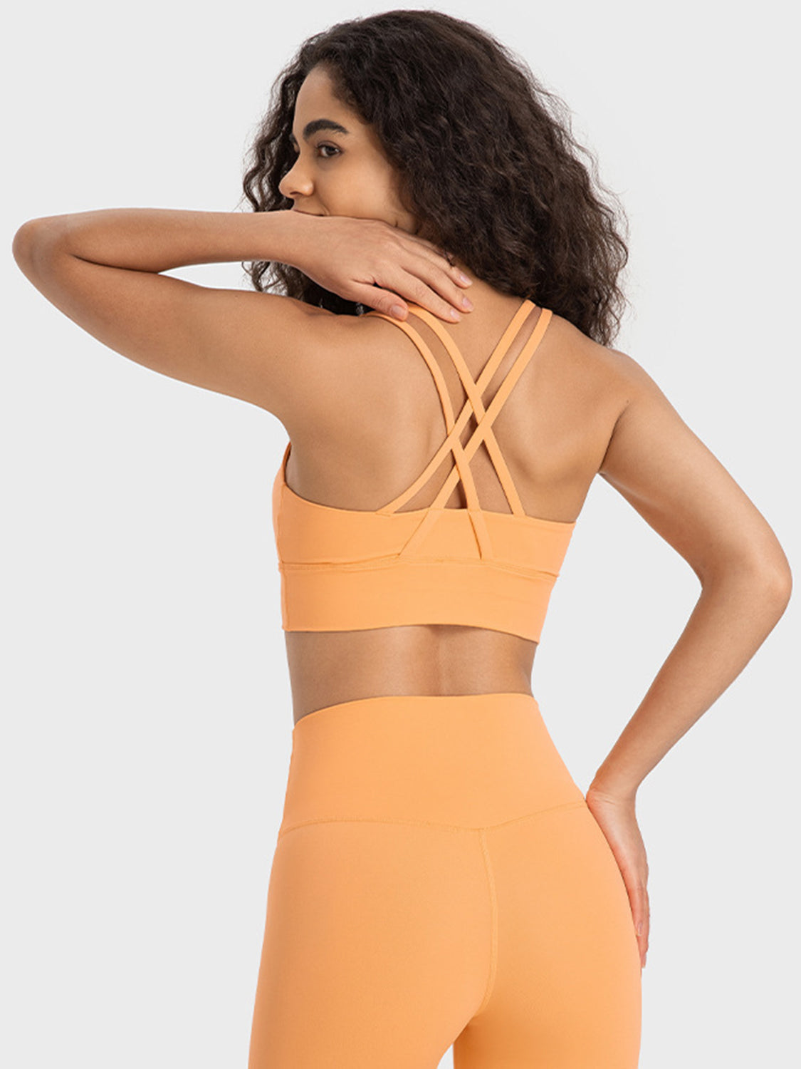 Millennia Crisscross Scoop Neck Active Tank - felvior