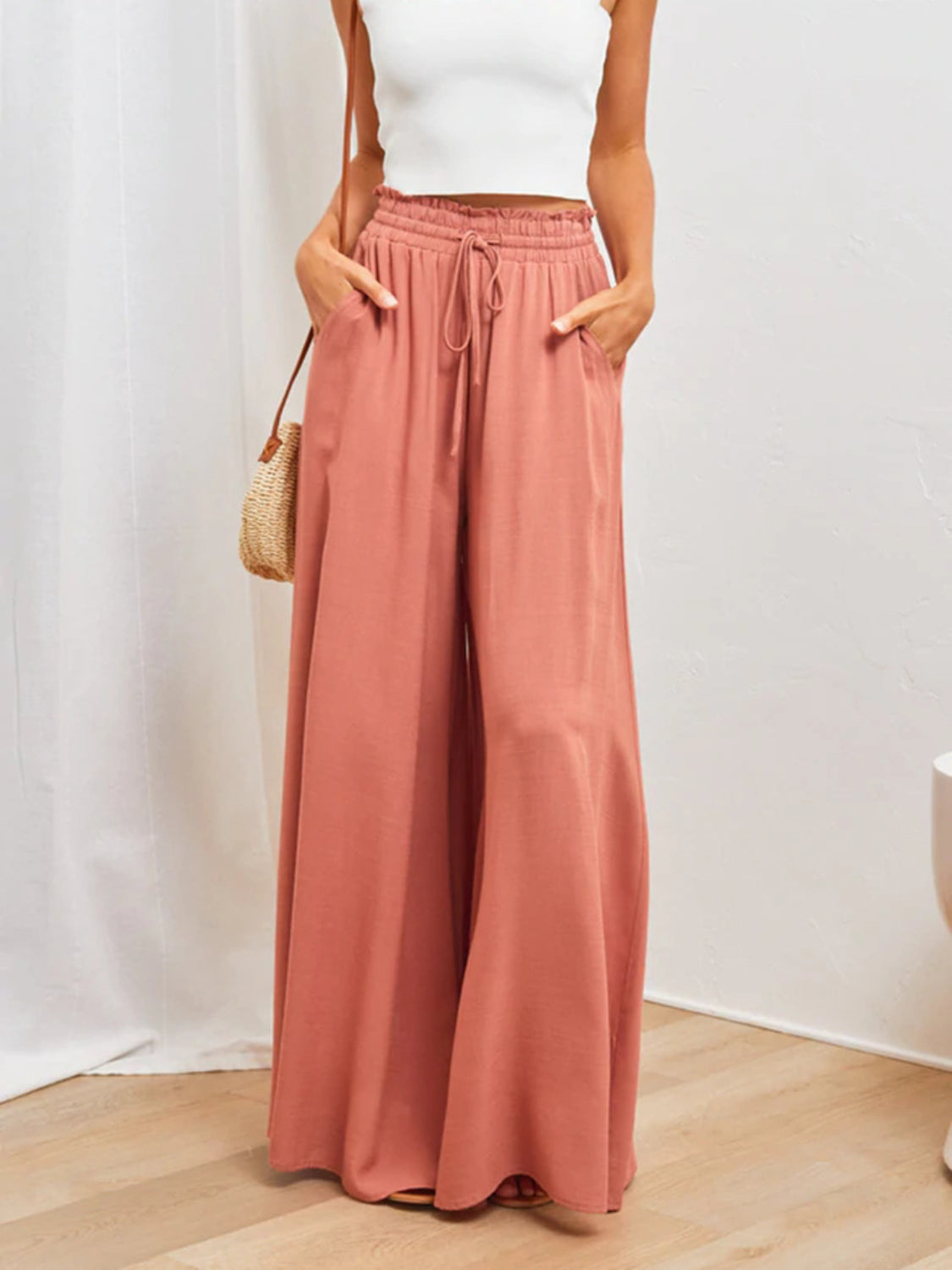 High Waist Wide Leg Pants - felvior