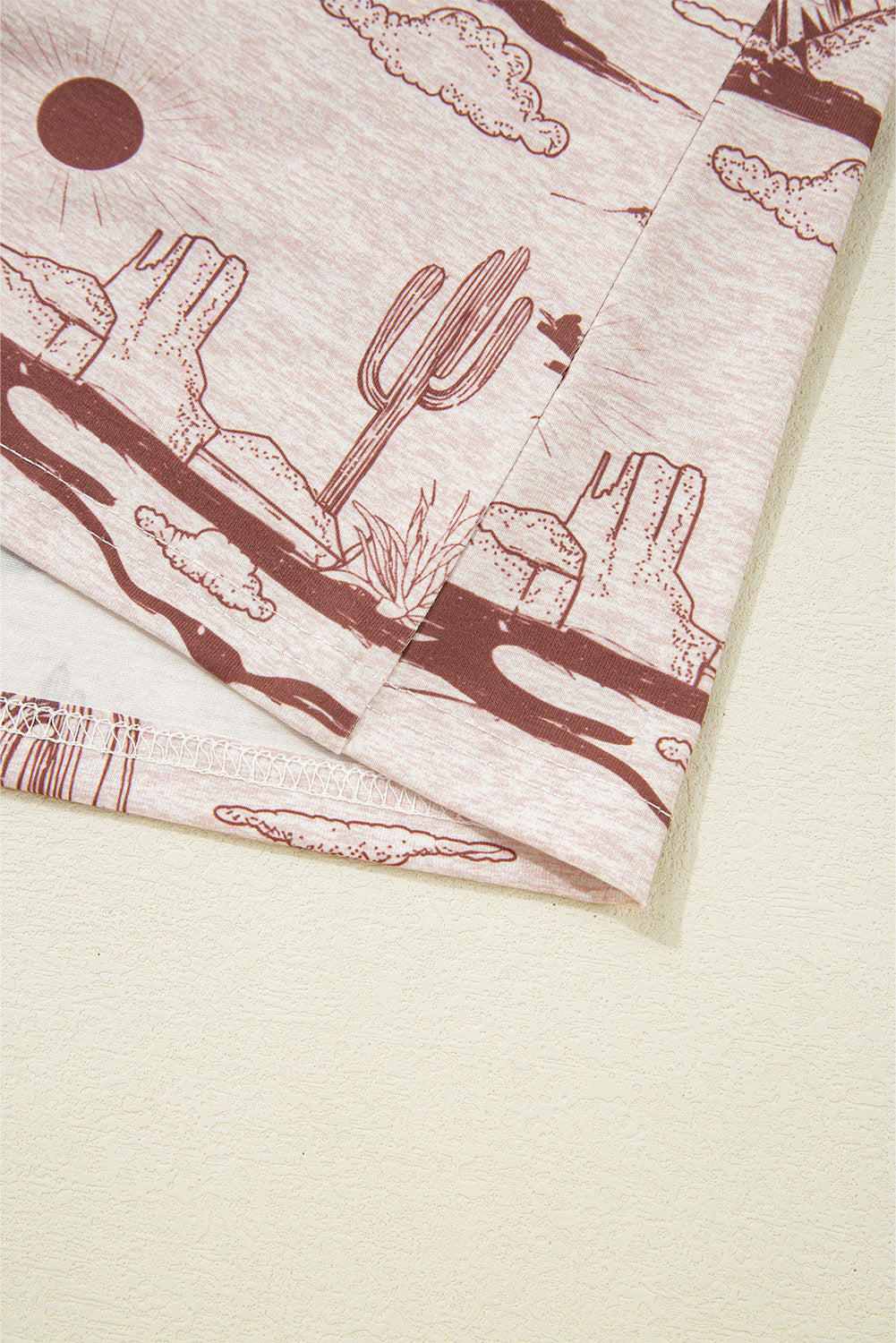 Printed Round Neck Short Sleeve T-Shirt