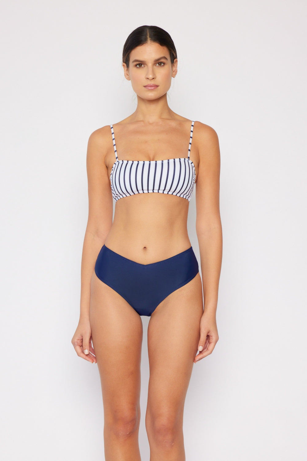 Marina West Swim Striped Bikini Set - felvior
