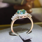3 Carat Moissanite 925 Sterling Silver Ring - felvior