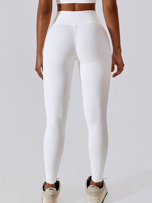 Basic Bae Wide Waistband Active Leggings - felvior
