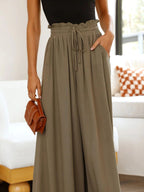 Wide Leg Pants with Pockets