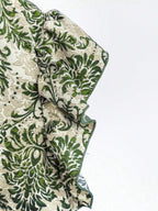 Printed Ruffled Cap Sleeve Top and Pants Set